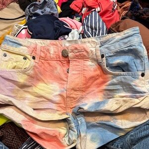 One Teaspoon Tie-Dye Shorts